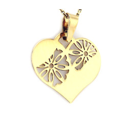 gładka złota zawieszka