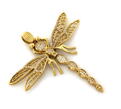 złota przywieszki bez cyrkonii