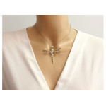 gładka złota zawieszka