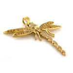 złota zawieszka bez kamieni