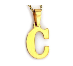 gładka złota zawieszka