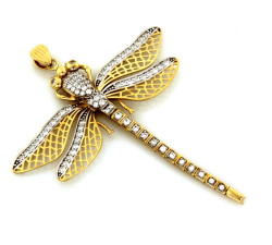 gładka złota zawieszka