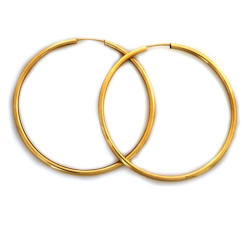 kolczyki złote bez cyrkonii