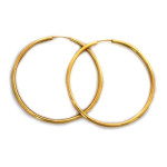 kolczyki złote bez cyrkonii