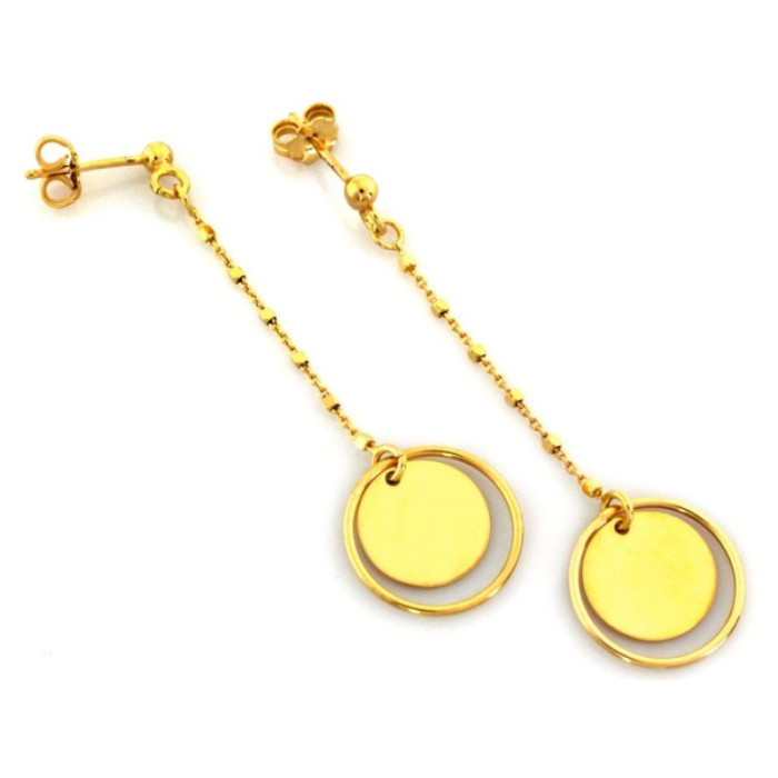 kolczyki srebro sztyfty gładkie