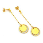 kolczyki srebro sztyfty gładkie