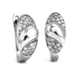 kolczyki 925 na angielskim bez cyrkonii