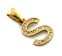 złota zawieszka bez kamieni