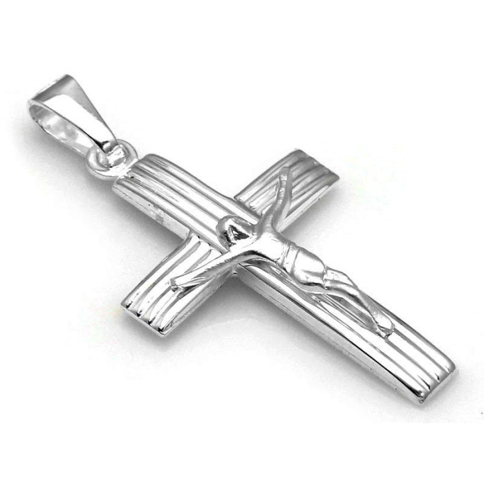 Srebrna zawieszka 925 KRZYŻYK Z JEZUSEM 2,06g