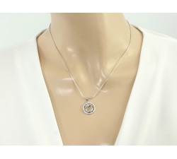 Srebrna zawieszka 925 ZNAK ZODIAKU RYBY 1,88g