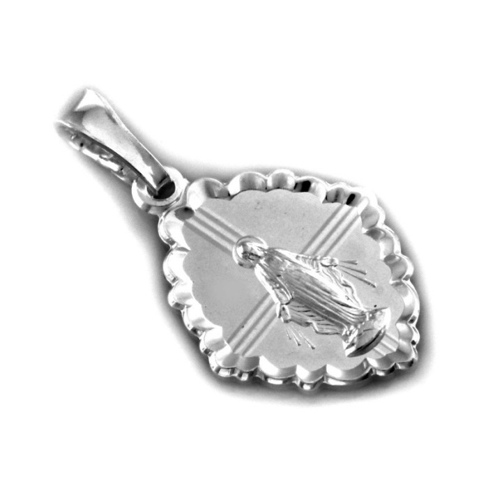 Srebrna zawieszka 925 MEDALIK DWUSTRONNY 2,18g