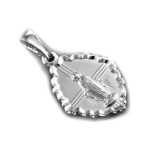 Srebrna zawieszka 925 MEDALIK DWUSTRONNY 2,18g