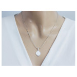 Srebrna zawieszka 925 MEDALIK DWUSTRONNY 2,18g