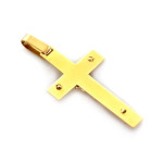 Złoty krzyż 585 Krzyżyk z Jezusem Chrzest 2,75g