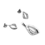 zestaw biżuterii ze srebra