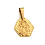 Złota przywieszka 333