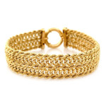 Złoty komplet biżuterii 585 łańcuszkowy splot 41,12g