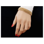 Złoty komplet biżuterii 585 łańcuszkowy splot 41,12g