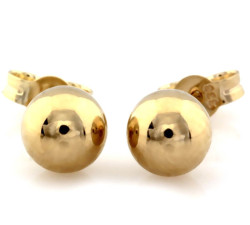 kolczyki złote bez cyrkonii