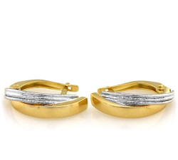 złote kolczyki 375 blaszki