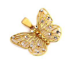 gładka złota zawieszka