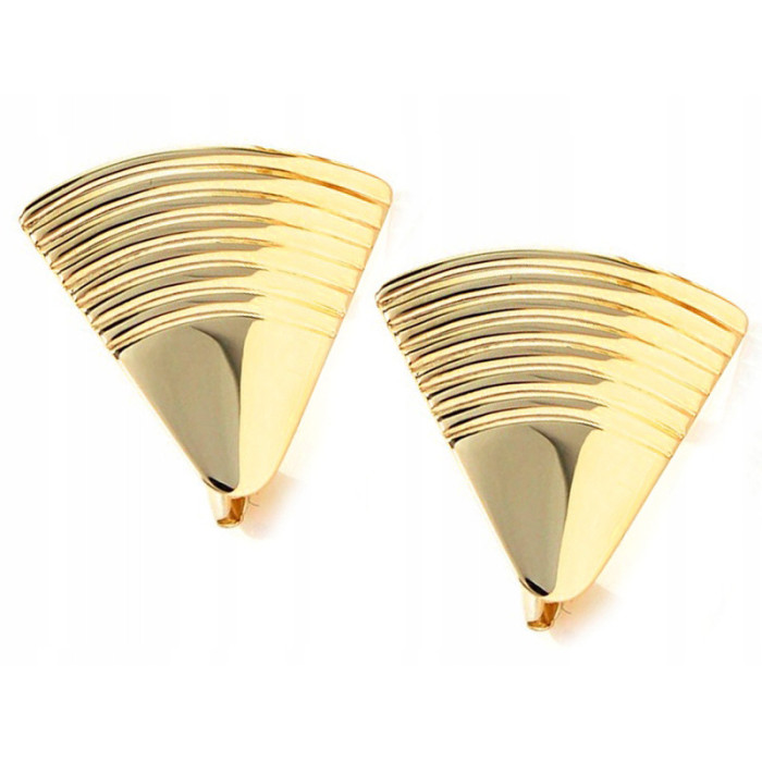 złote kolczyki angielskie zapięcie