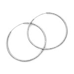 Srebrne kolczyki 925 klasyczne koła 56 mm