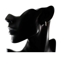 Złote kolczyki  wiszące