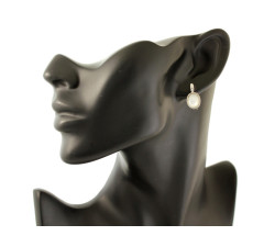 Srebrny komplet biżuterii 925 z masą perłową 7,33g