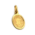 klasyczny złoty wisiorek