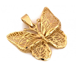 Złota przywieszka 375 ażurowy motylek 1,3g