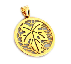 złota przywieszki bez cyrkonii