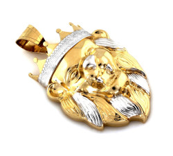 gładka złota zawieszka