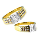 złoty pierścionek 585