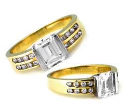 złoty pierścionek 333