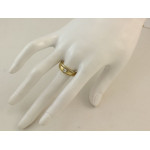 gładki złoty pierścionek