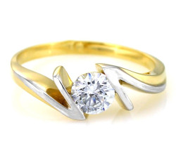 damski pierścionek 585