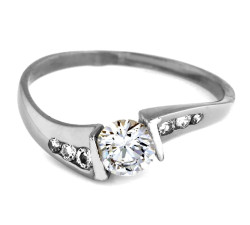 gładki złoty pierścionek