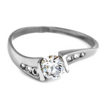 gładki złoty pierścionek