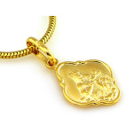 Złoty medalik na łańcuszek
