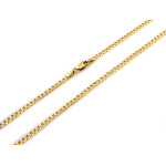 Łańcuszek złoty pancerka męska