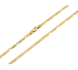 łańcuszek o delikatnym splocie figaro