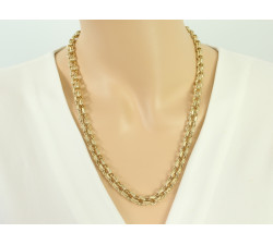 gruby łańcuszek o efektownym splocie