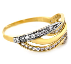 klasyczny złoty pierścionek