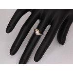 złoty pierścionek bez cyrkonii