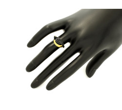 gładki złoty pierścionek