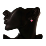 srebrne kolczyki bigiel otwarty