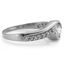 gładki złoty pierścionek