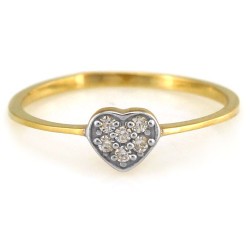 klasyczny złoty pierścionek