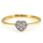 klasyczny złoty pierścionek